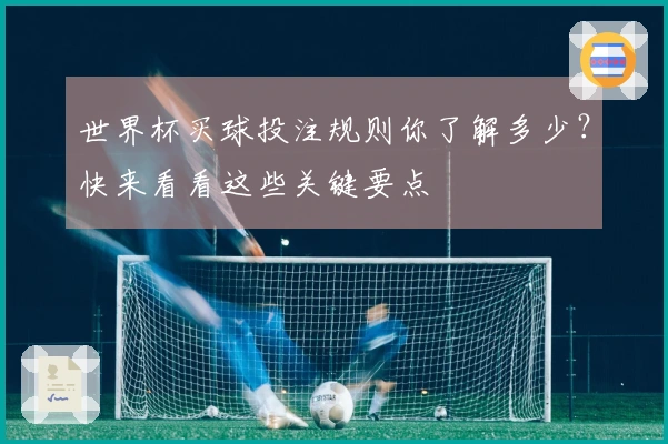 世界杯买球投注规则你了解多少？快来看看这些关键要点